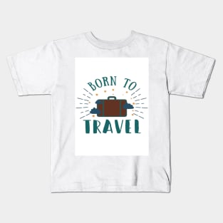 Born to travel Kids T-Shirt